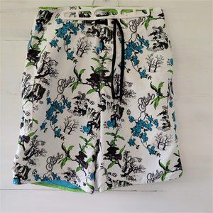 Men's Alab Grim Reaper Board Shorts Swim Trunks 32 cc